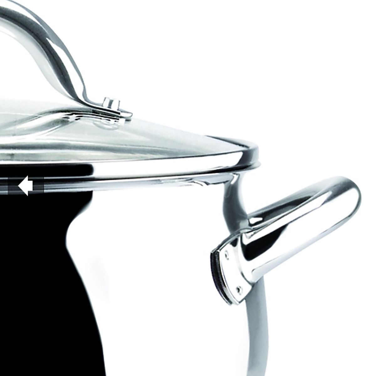 MAGEFESA - Batería de Cocina 9 Piezas Acero inoxidable Kuchen Plateado