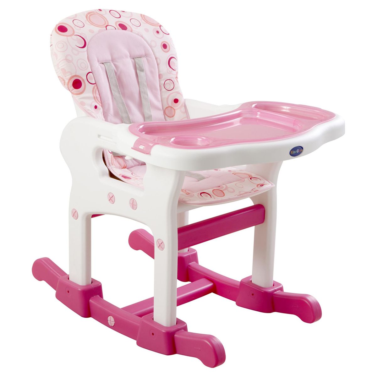 KIDSCOOL - Silla de comer para bebé 100x61x50 cm rosado