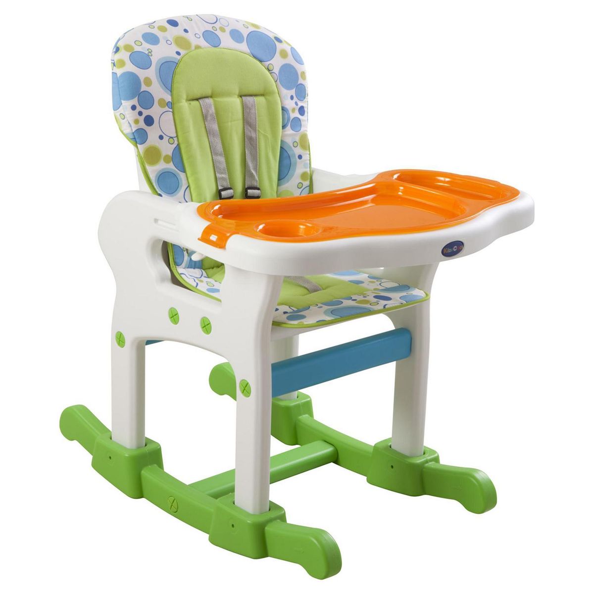 KIDSCOOL - Silla de comer para bebé 100x61x50 cm azul