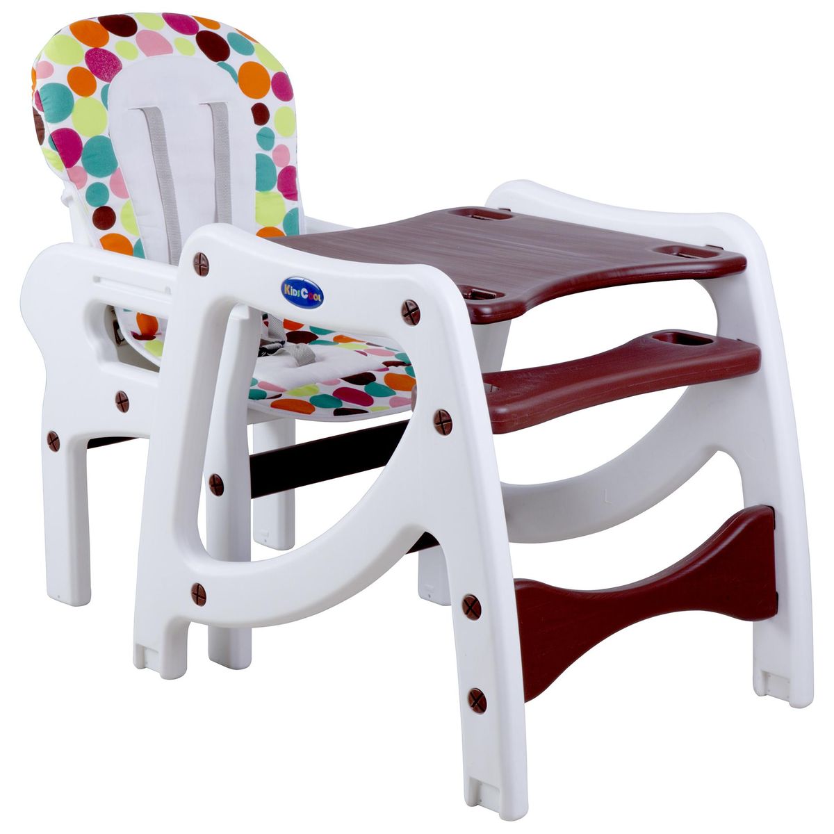 KIDSCOOL - Silla de comer para bebé 100x61x50 cm café