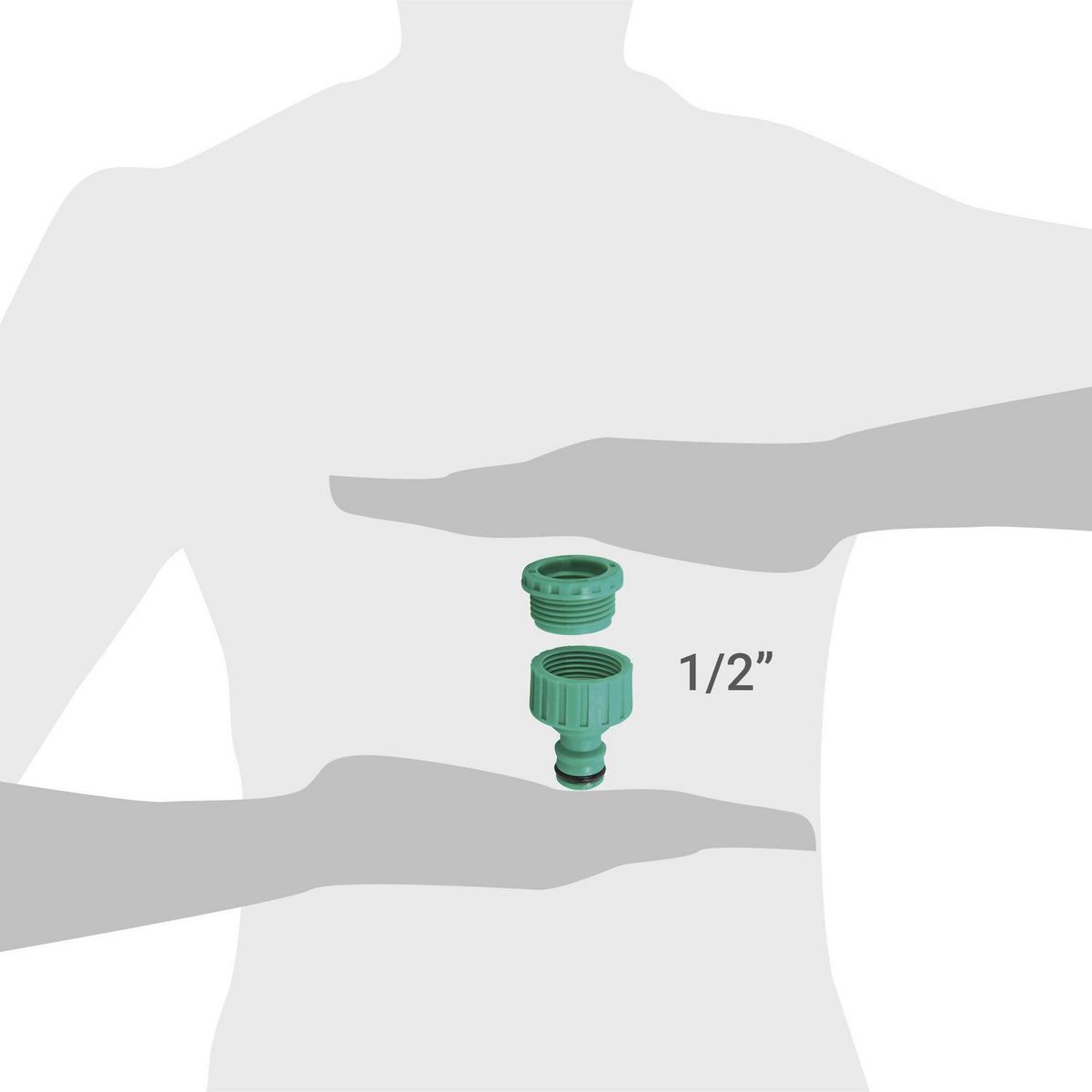 TRAMONTINA - Conector a la llave 1/2 plástico