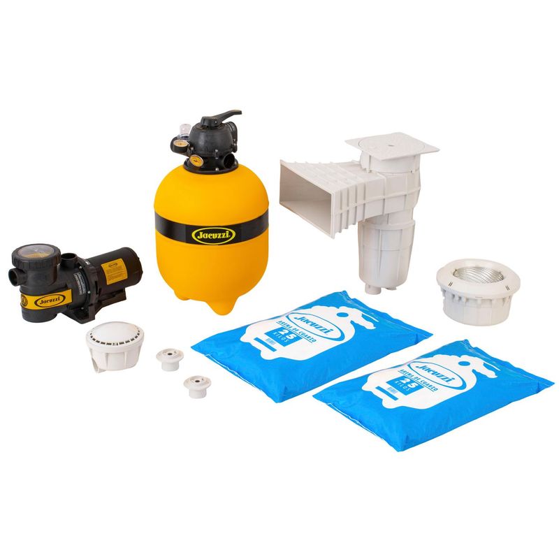 JACUZZI - Kit de Equipo para Piscina 40 l/min 0.5 HP