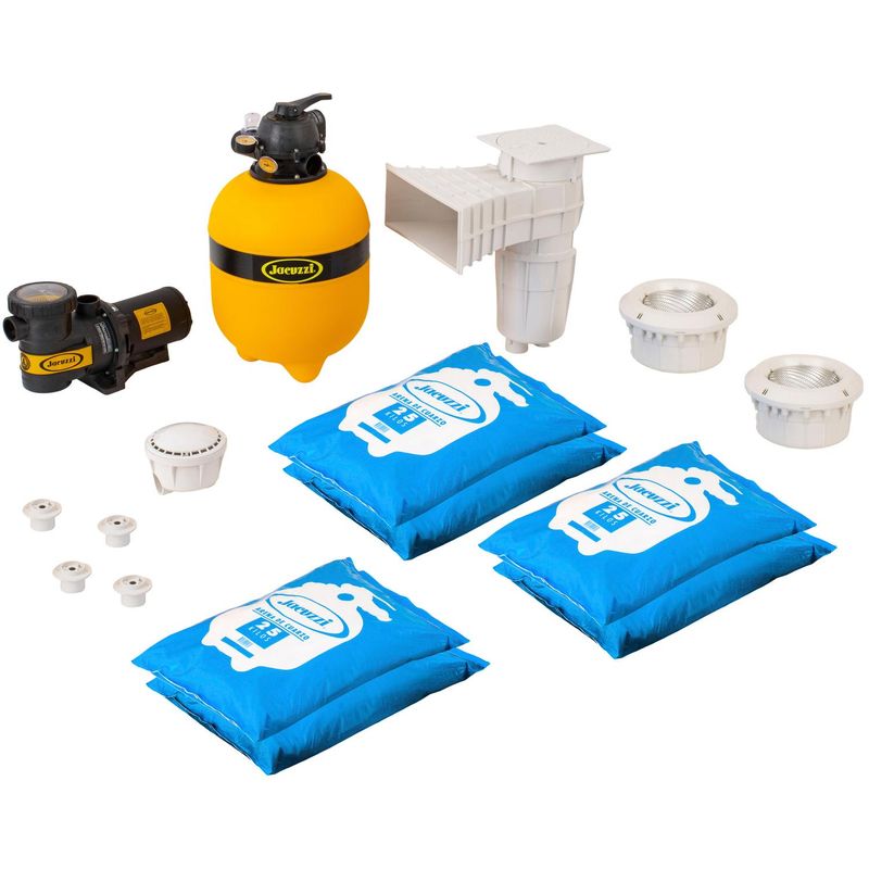 JACUZZI - Kit de Equipo para Piscina 100 l/min 1 HP