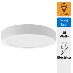 BYP - Panel sobrepuesto circular LED 18 W