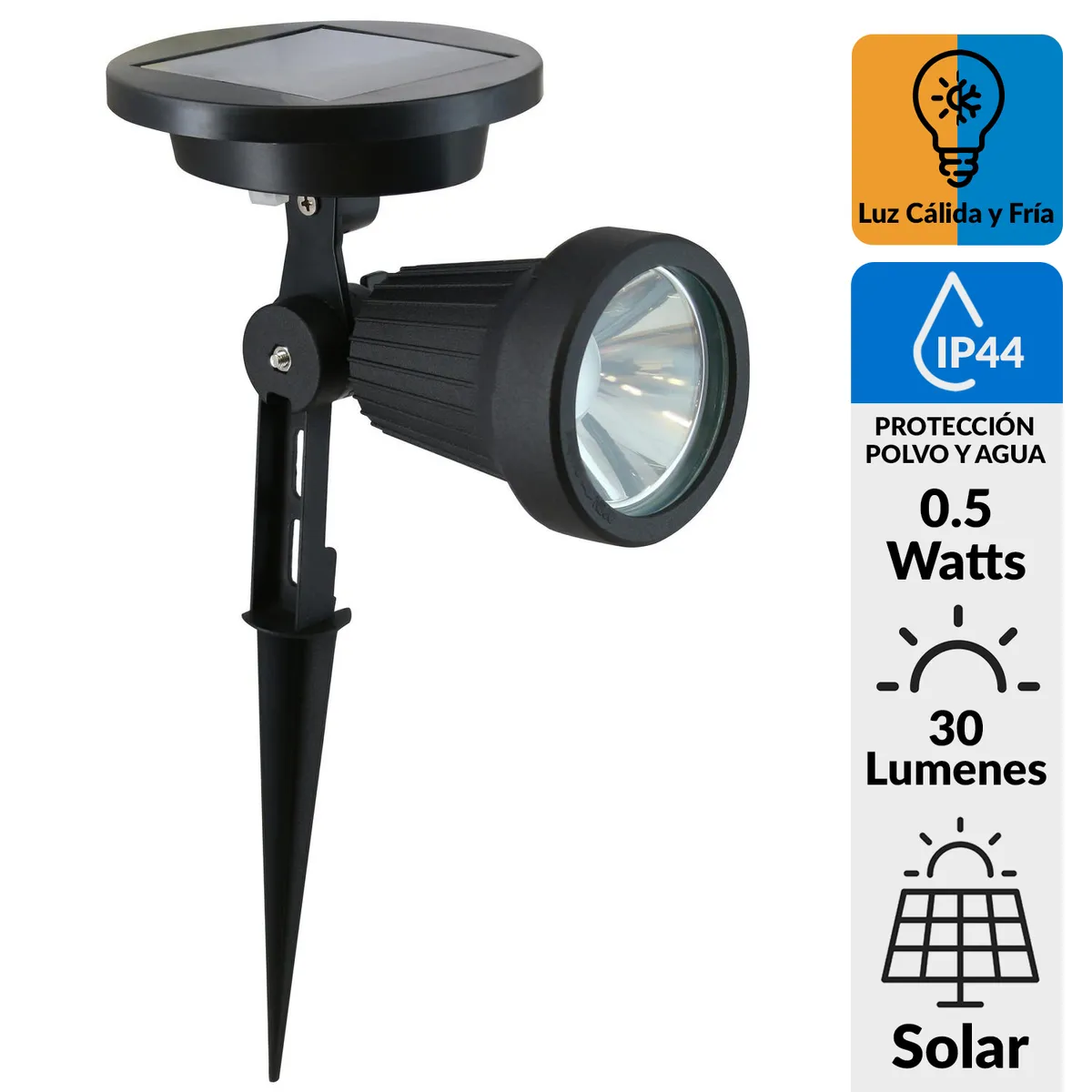 BP ILUMINACION - Estaca Solar Led 0.5 W IP 44 30 lm Luz Neutro
