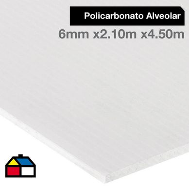 6mmx2.10mx4.50m Alveolar / Perla.