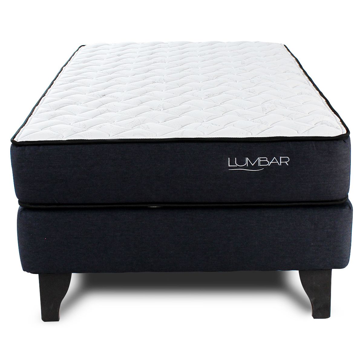 MANTAHUE - Cama 1 plaza Americana Lumbar Café