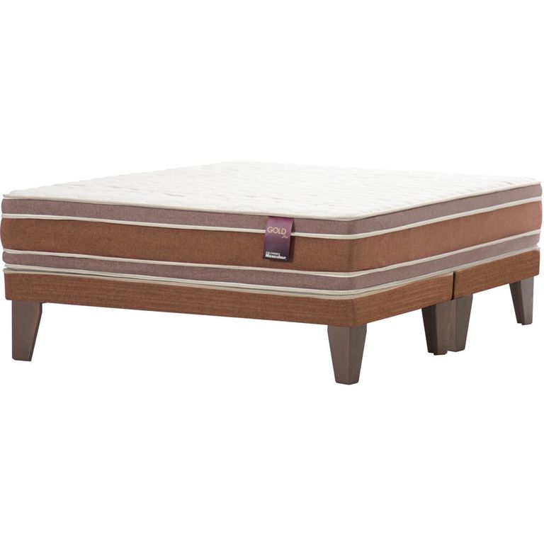 Box cama americana 2 plazas Americana Joya Gold Café