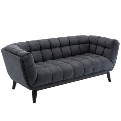 Sof 3 cuerpos 196x88x76 cm gris oscuro