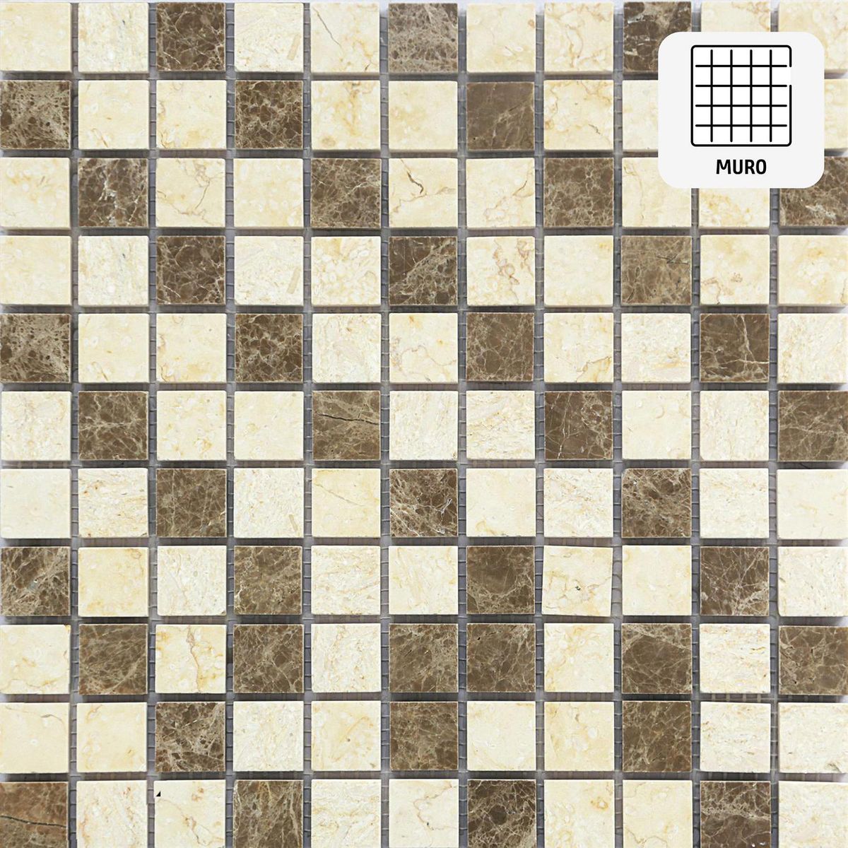 HOLZTEK - Malla mosaico 30,5x30,5 cm