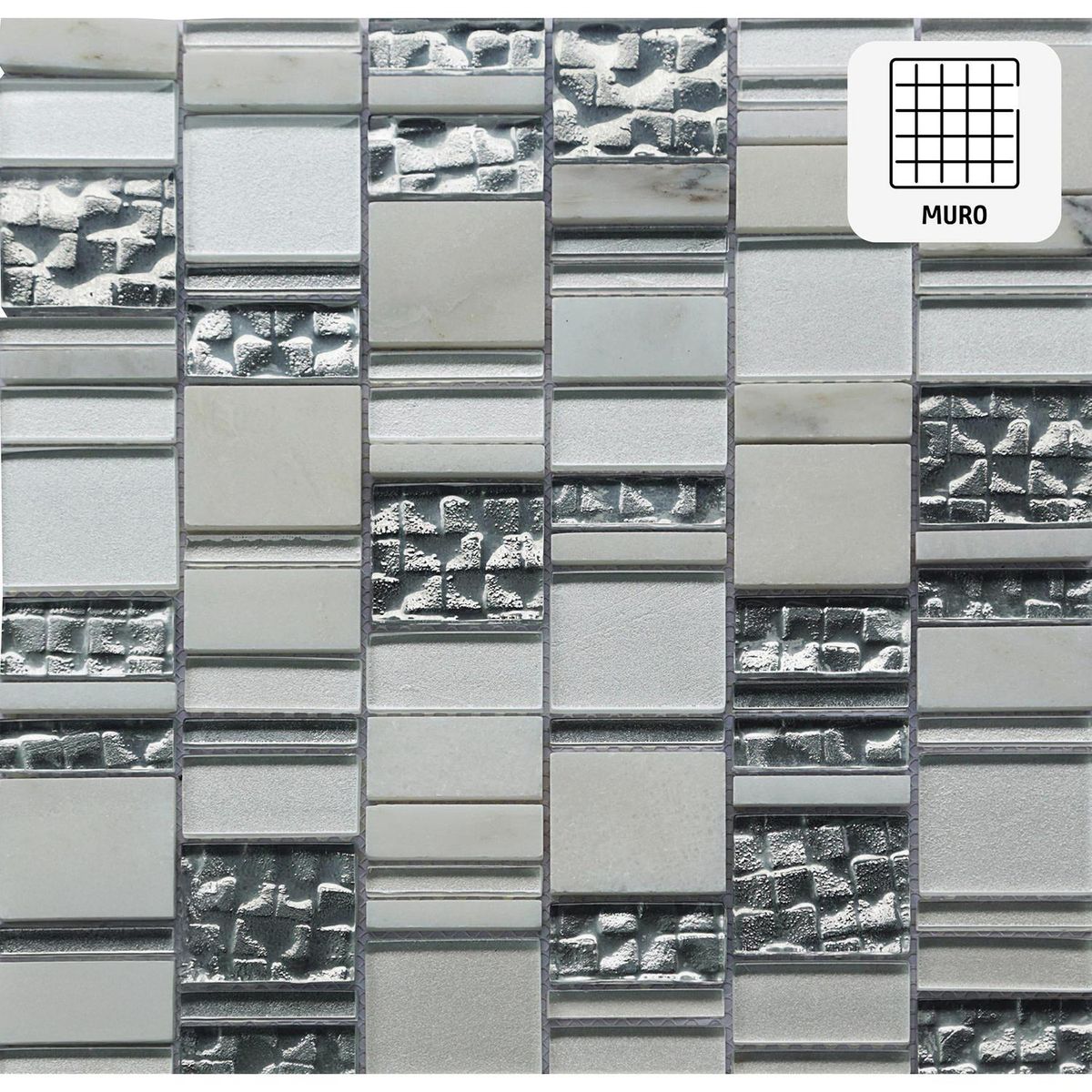 HOLZTEK - Malla mosaico 30x30 cm