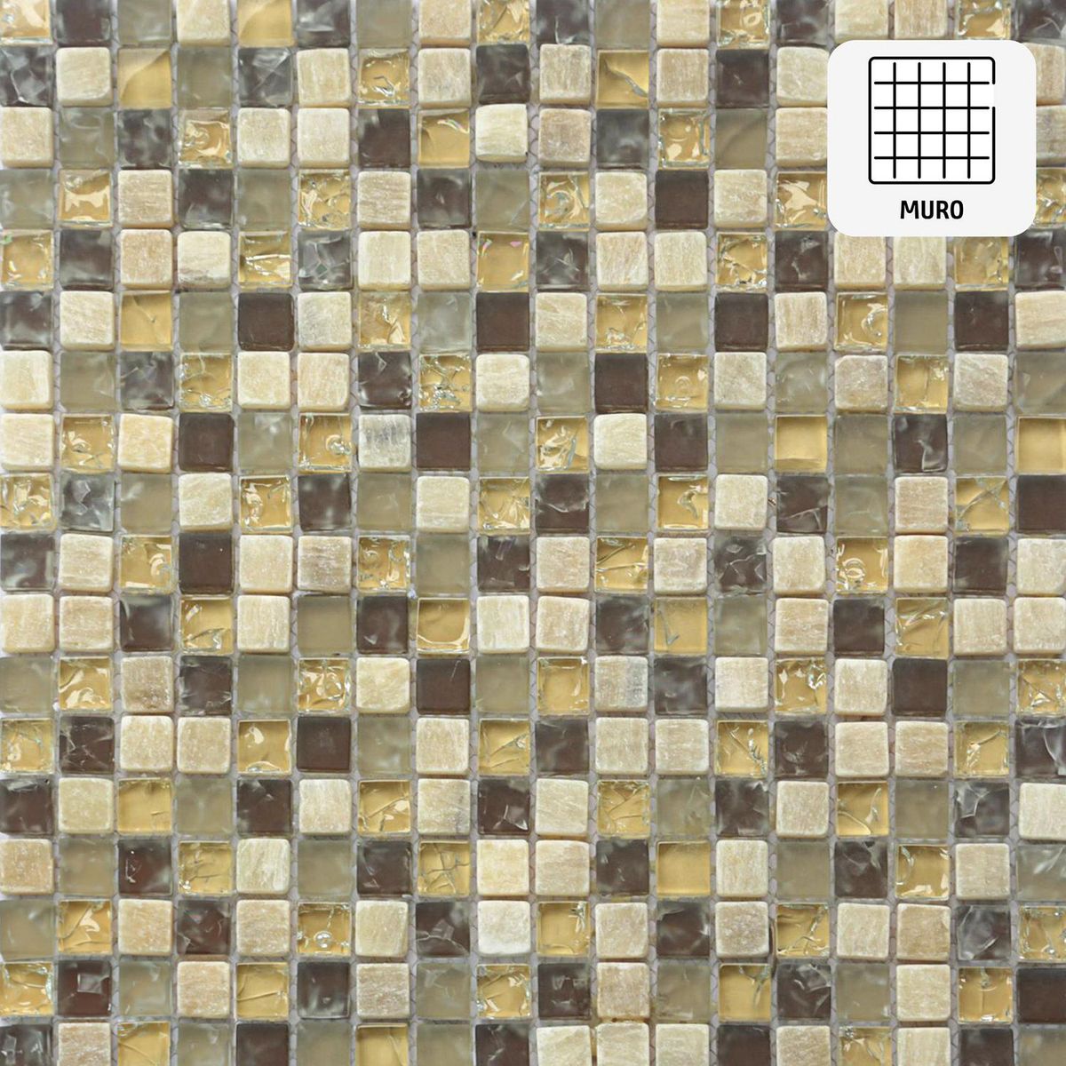 HOLZTEK - Malla piedra 30x30 cm