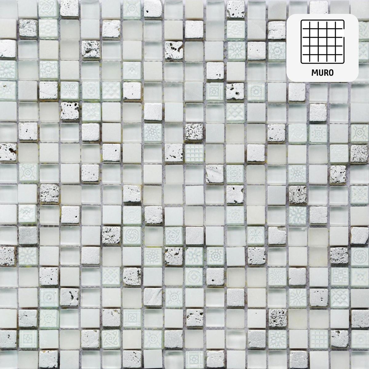 HOLZTEK - Malla mosaico 30x30 cm