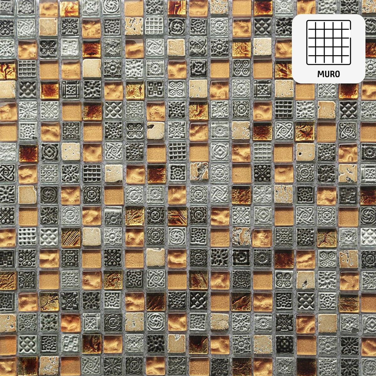 HOLZTEK - Malla mosaico 30x30 cm