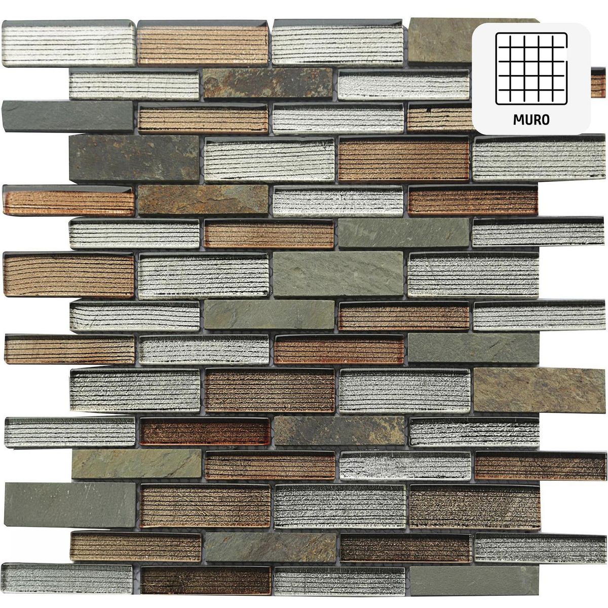 HOLZTEK - Malla mosaico 30x30 cm