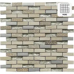 HOLZTEK - Malla mosaico 30x30 cm