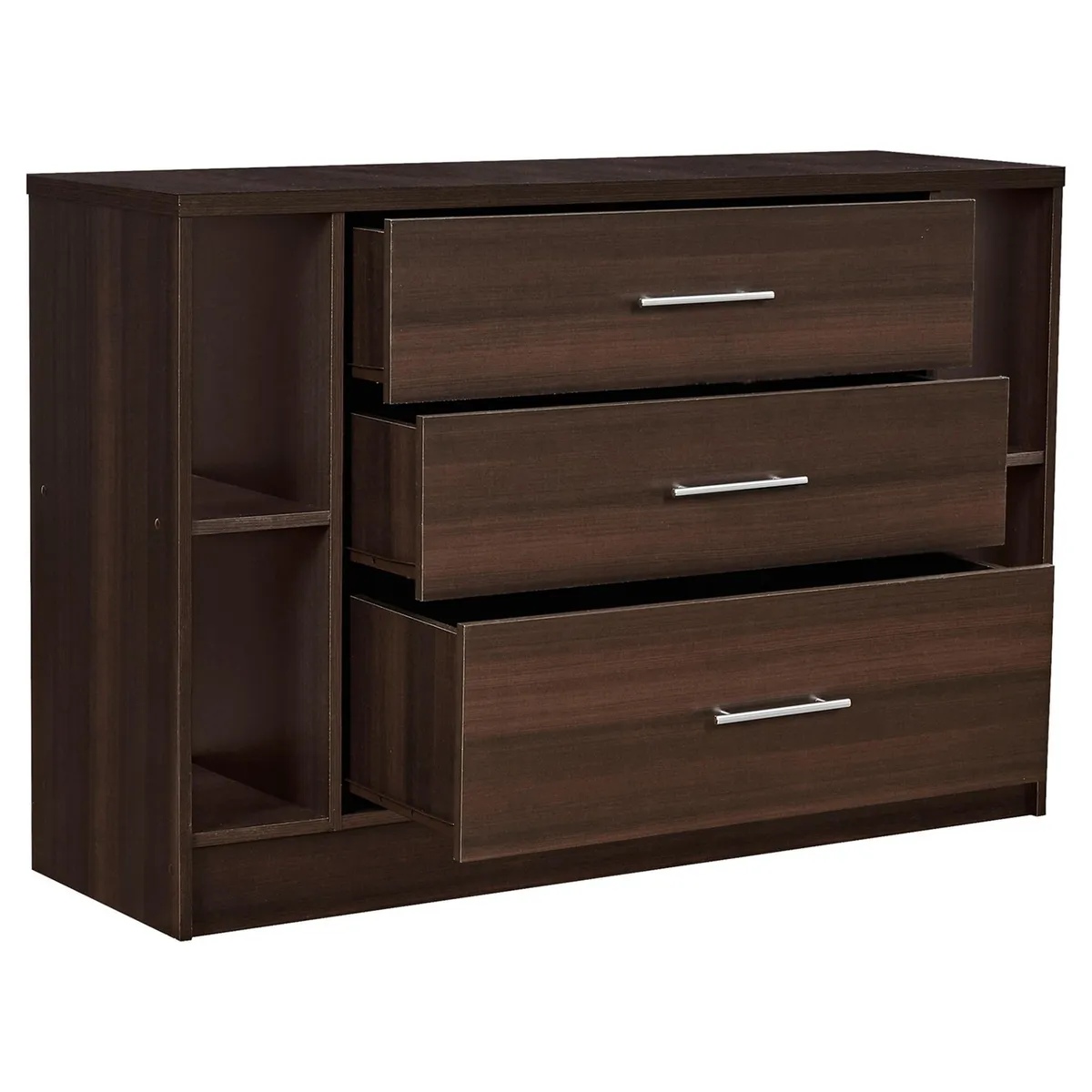 CIC - Cómoda 3 Cajón(es) Rigel 120x80.6x38 cm Chocolate