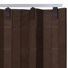 TERMOSOLE - Puerta plegable para clóset 200x120 cm wengué