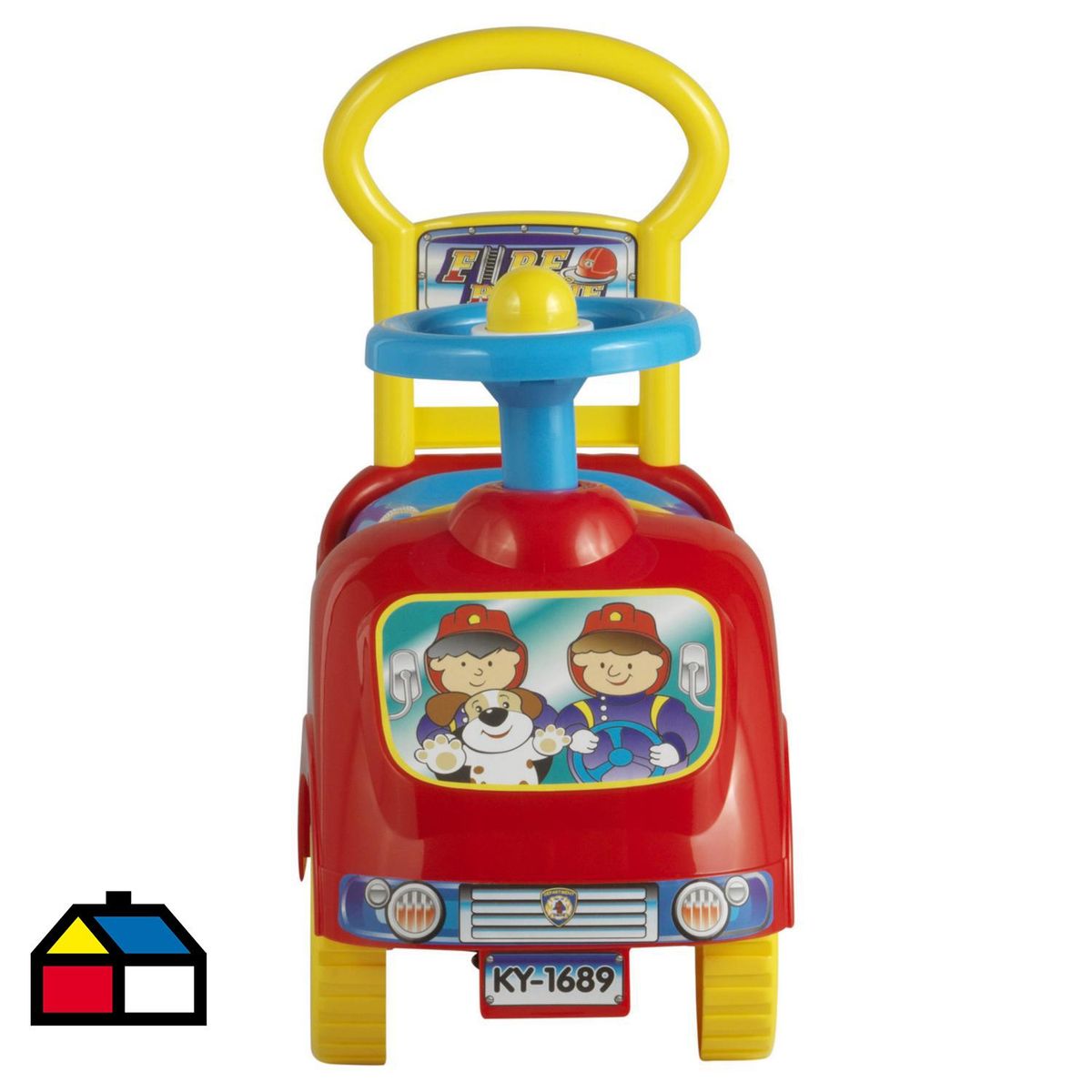 GAME POWER - Andador Carro de Bomberos Rojo Desde 12 meses