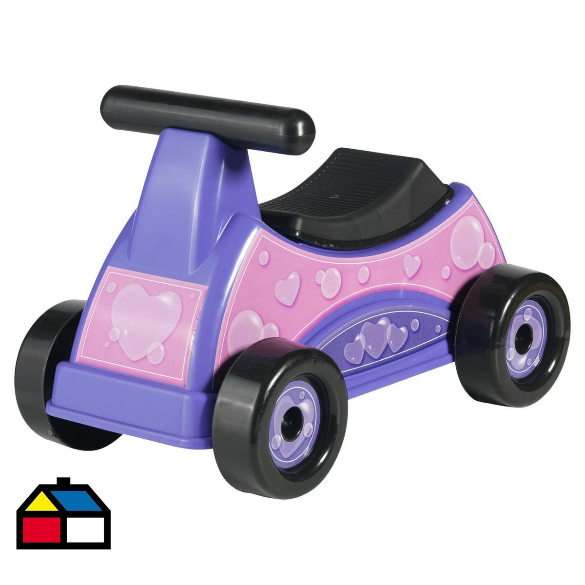 AMERICAN PLASTIC TOYS INC - Moto Infantil de Corazones Morado Desde 1 año