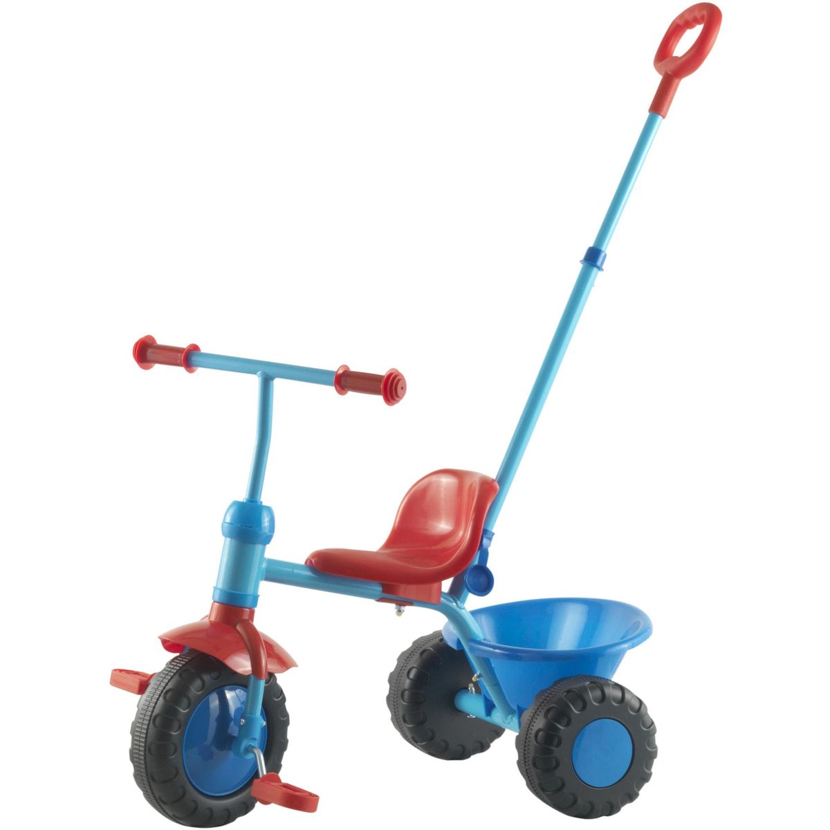 GAME POWER - Triciclo para Niño con agarre Azul/ Rojo Desde 2 años