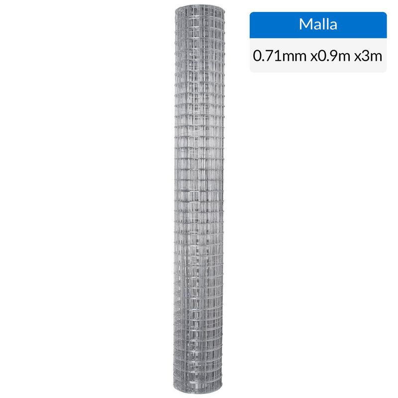 VECTOR - 0.9x3 m Malla 1/2" soldada galvanizada