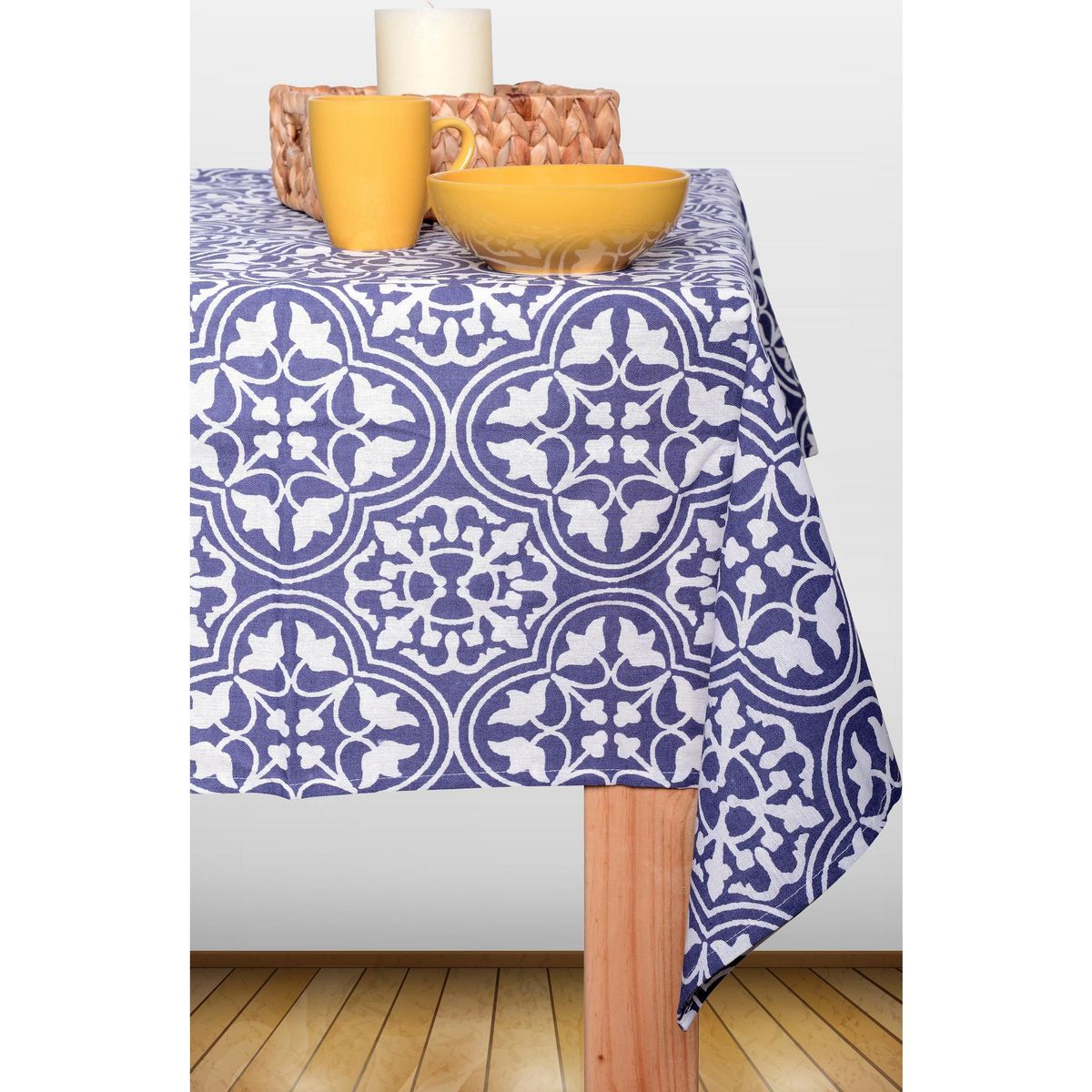 JOVIAL - Mantel Olimpia azul 150X250 cm