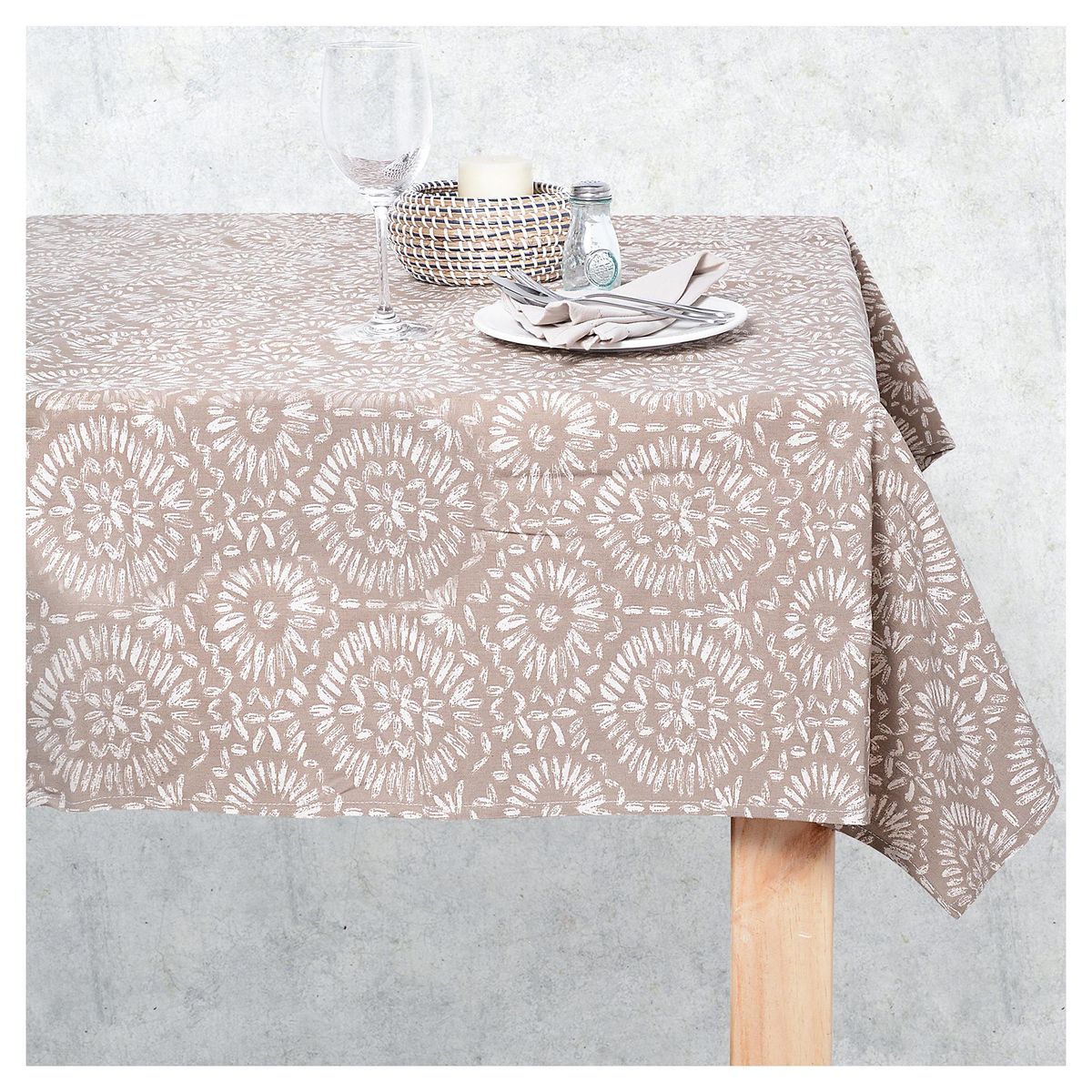 JOVIAL - Mantel Olimpia gris 150X250 cm