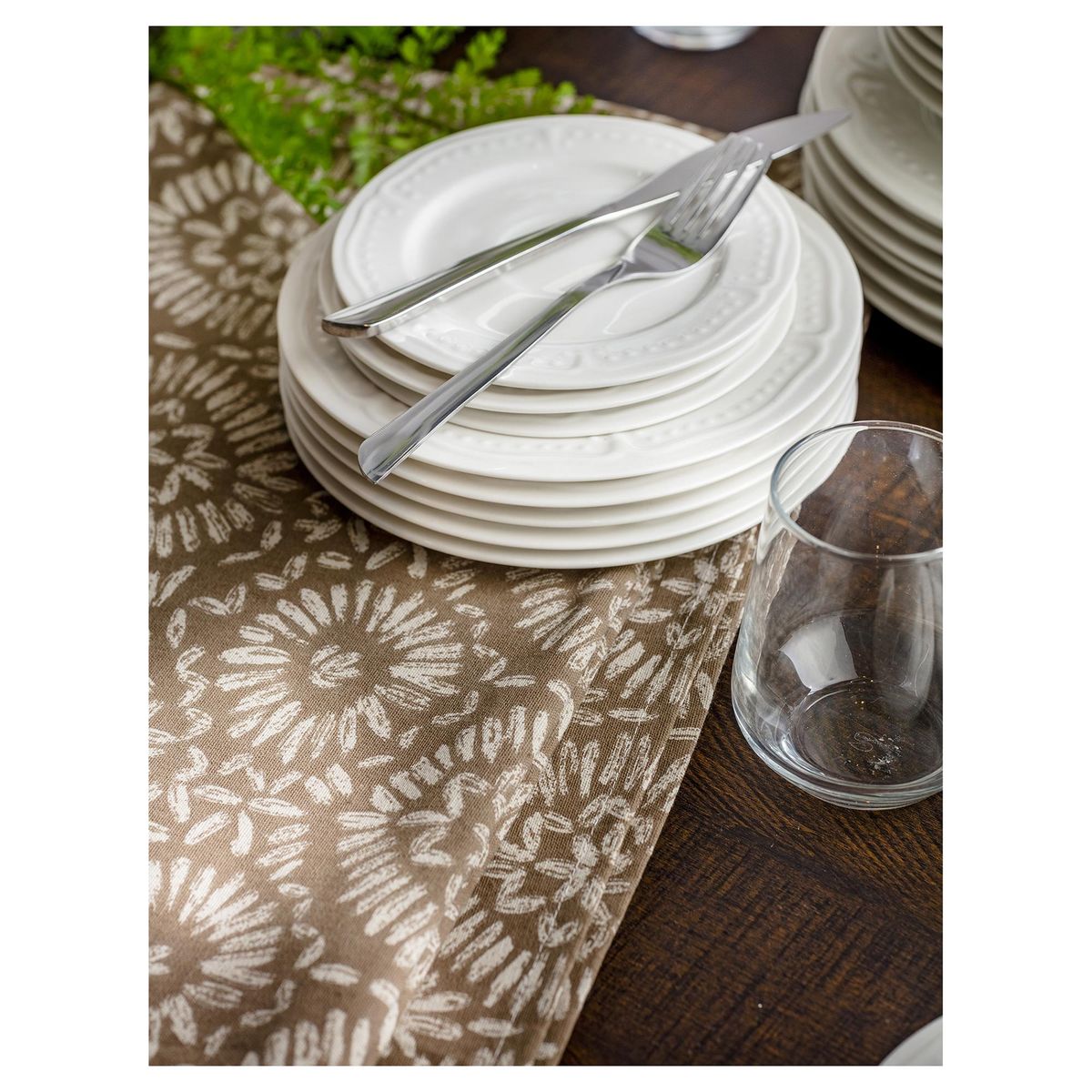 JOVIAL - Mantel Olimpia gris 150X250 cm