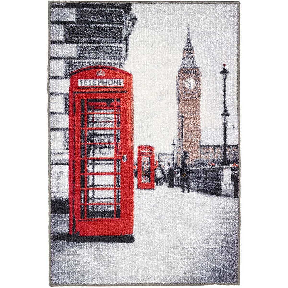 JUST HOME COLLECTION - Alfombra Londres 80x120 cm Poliéster Multicolor