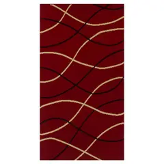JUST HOME COLLECTION - Alfombra Rayas 120x170 cm Rojo