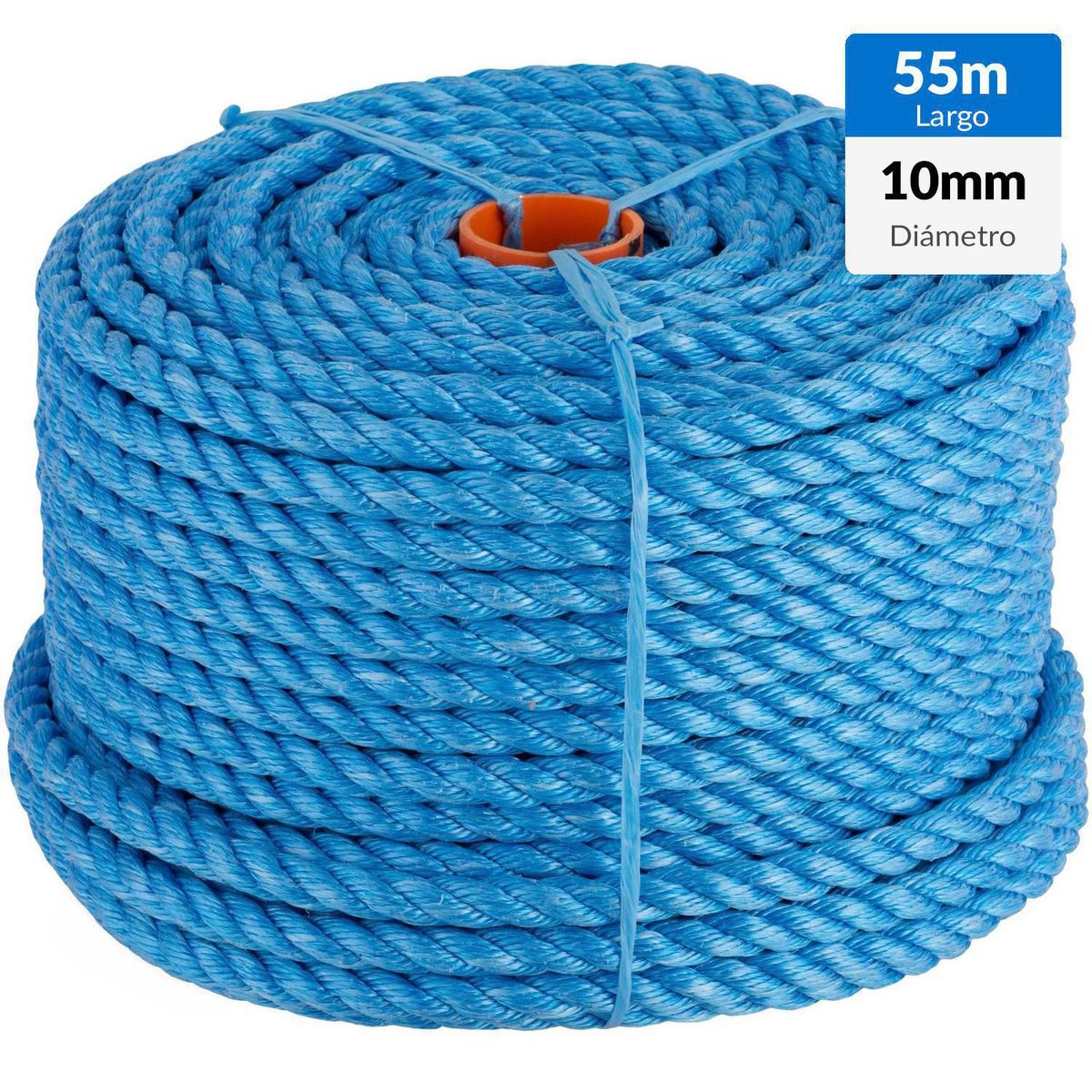 FIXSER - Piola Polysteel torcido 10mm x 55mts