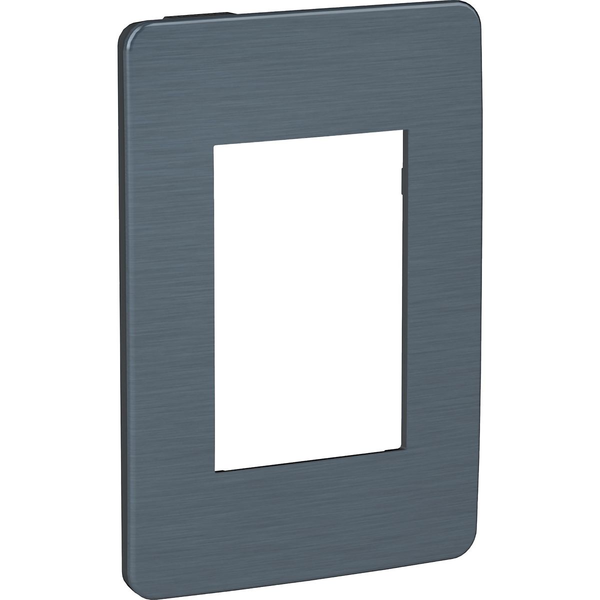 SCHNEIDER ELECTRIC - Placa modular 3 módulos -Grafito/Negro Orion