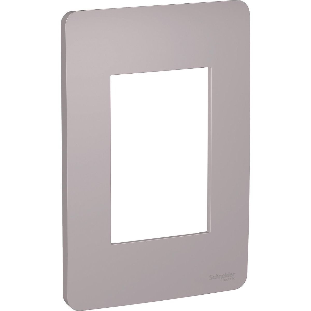 SCHNEIDER ELECTRIC - Placa modular 3 módulos -Gris Axis Orion