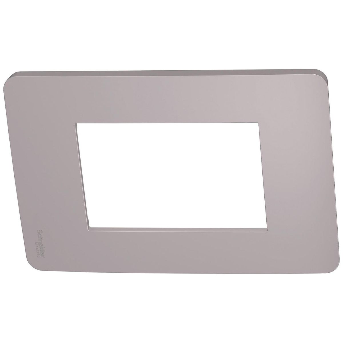 SCHNEIDER ELECTRIC - Placa modular 3 módulos -Gris Axis Orion