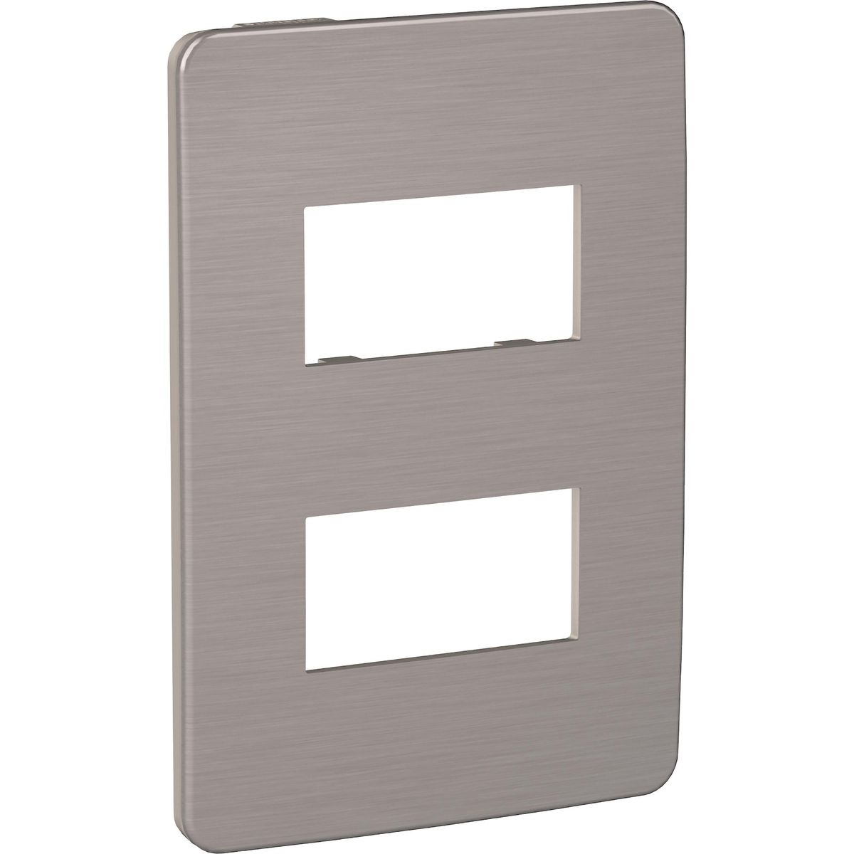 SCHNEIDER ELECTRIC - Placa modular  2 módulos - Beige/Corona bronce Orion