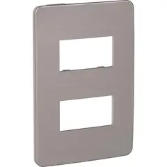 SCHNEIDER ELECTRIC - Placa Modular 2 Módulos - Beige/Corona Bronce Orion