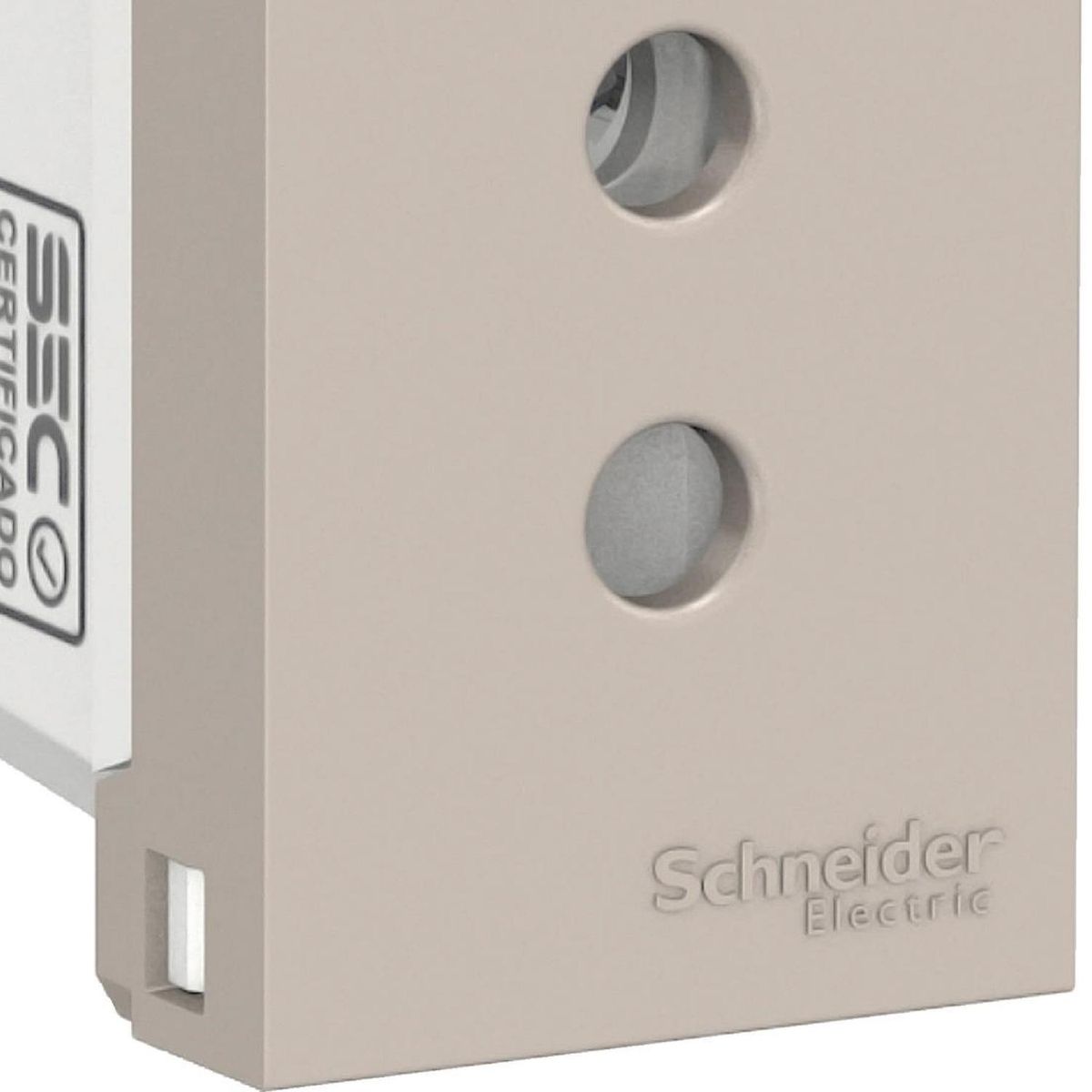 SCHNEIDER ELECTRIC - Módulo tomacorriente 2p+t 10 A Beige Orion