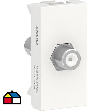 Mdulo toma TV coaxial - Blanco Orion