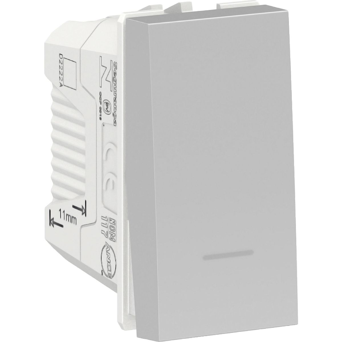 SCHNEIDER ELECTRIC - Módulo interruptor 9/24 16 A Gris Orion