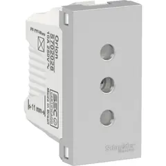 SCHNEIDER ELECTRIC - Módulo tomacorriente 10 A Gris Orion