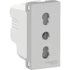 SCHNEIDER ELECTRIC - Módulo tomacorriente 10 a 16 A Gris Orion