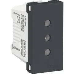 SCHNEIDER ELECTRIC - Módulo tomacorriente 10 A Grafito Orion