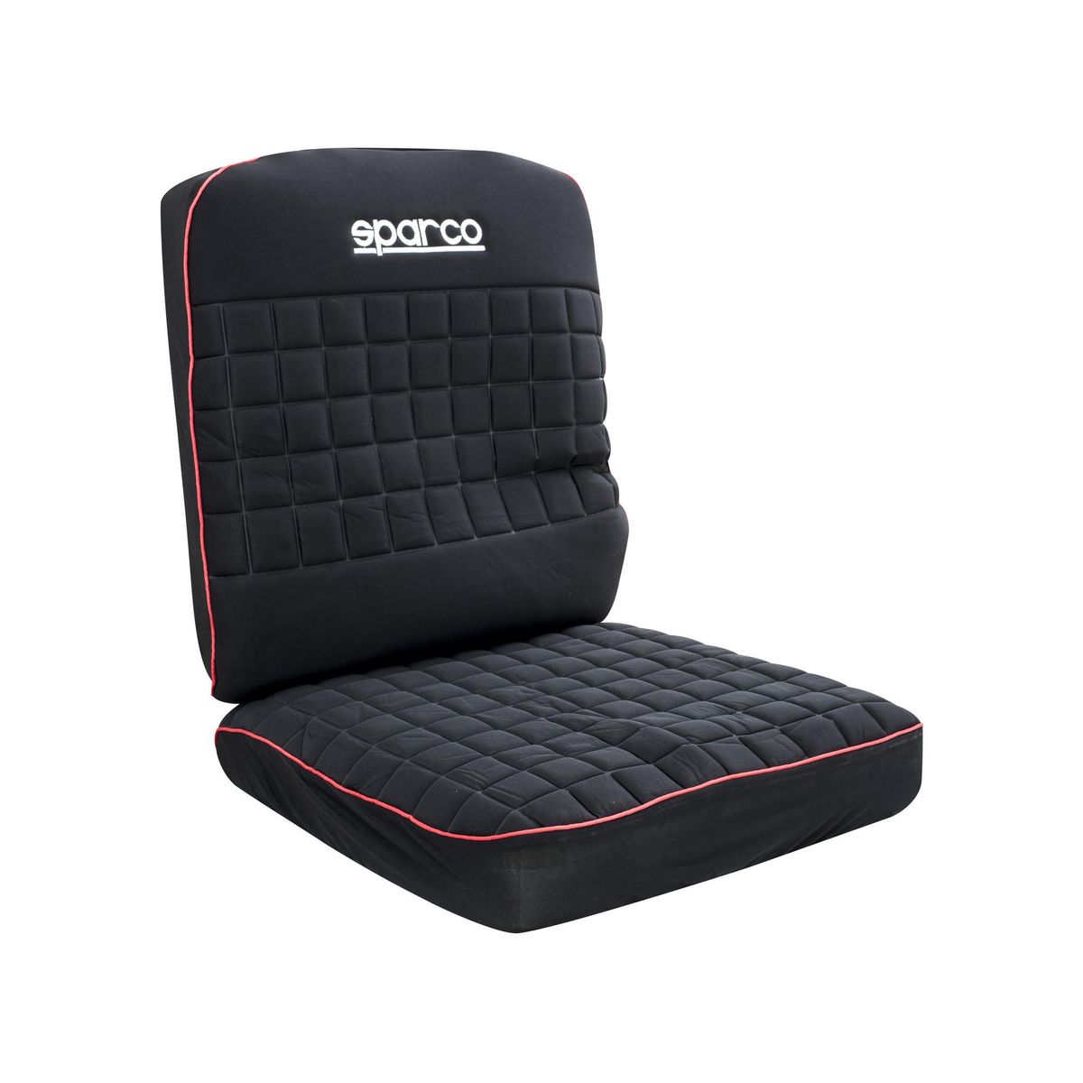 SPARCO - Kit Fundas Auto Sparco Negro 8 Piezas Protección Asientos