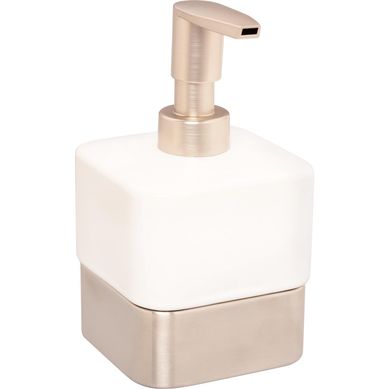 Dispensador de jabn para bao blanco
