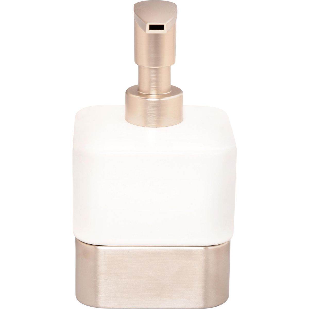 INTERDESIGN - Dispensador De Jabón Cerámico Para Baño Con Indicador Llenado Interdesign