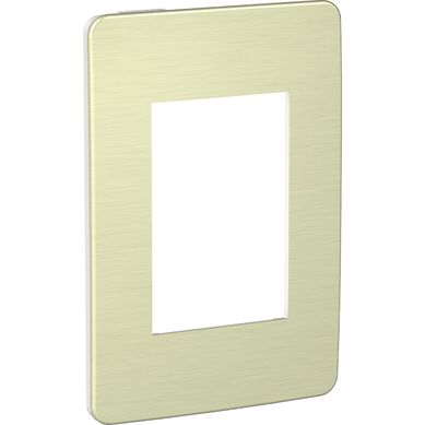 Placa modular  3 mdulos -Blanco/Aurora dorada Orion