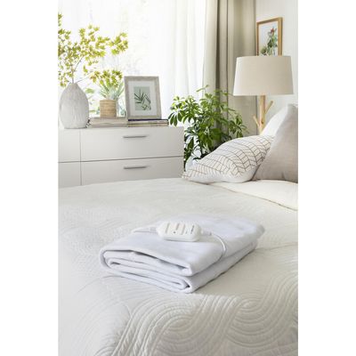 Imagen 2 del producto Calientacamas Eléctrica Poliéster 1 plaza 60 W Blanco