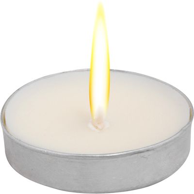 Imagen 2 del producto Set de velas tealight vainilla 80 unidades blanco