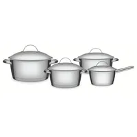 Batería de Cocina 8 Piezas Acero inoxidable Alegra Plateado
